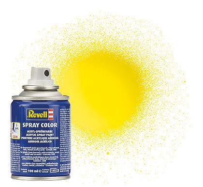 Revell 34112 100ml Acrylic Spray Color Paint - Yellow Gloss (Ok for Lexan RC Car Bodies)