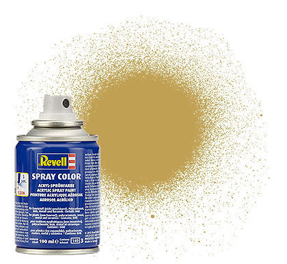 Revell 34116 100ml Acrylic Spray Color Paint - Sandy Yellow Matte (Ok for Lexan RC Car Bodies)