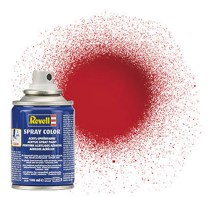 Revell 34134 100ml Acrylic Spray Color Paint - Italian Red Gloss (Ok for Lexan RC Car Bodies)