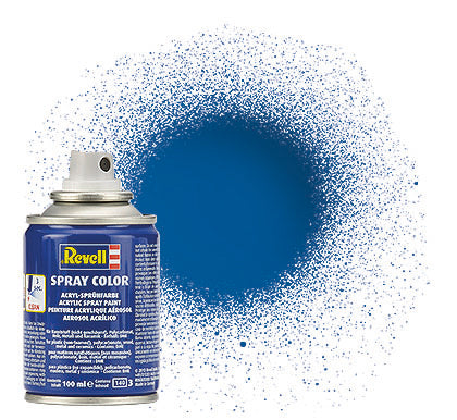 Revell 34152 100ml Acrylic Spray Color Paint - Blue Gloss (Ok for Lexan RC Car Bodies)