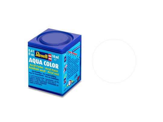 Revell 36102 18ml Bottle Acrylic Aqua Color Paint - Clear Matte