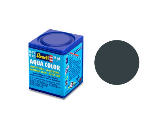 Revell 36169 18ml Bottle Acrylic Aqua Color Paint - Granite Grey Matte