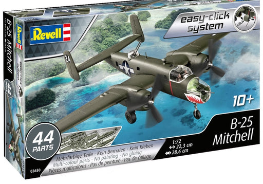 Revell 3650 1/72 B-25 Mitchell Bomber (SNAP) Model Kit