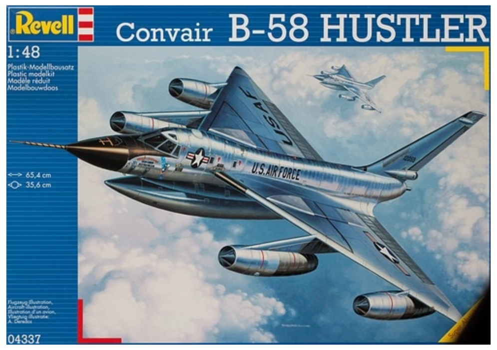 Revell 4337 1/48 Convair B-58 Hustler NOS