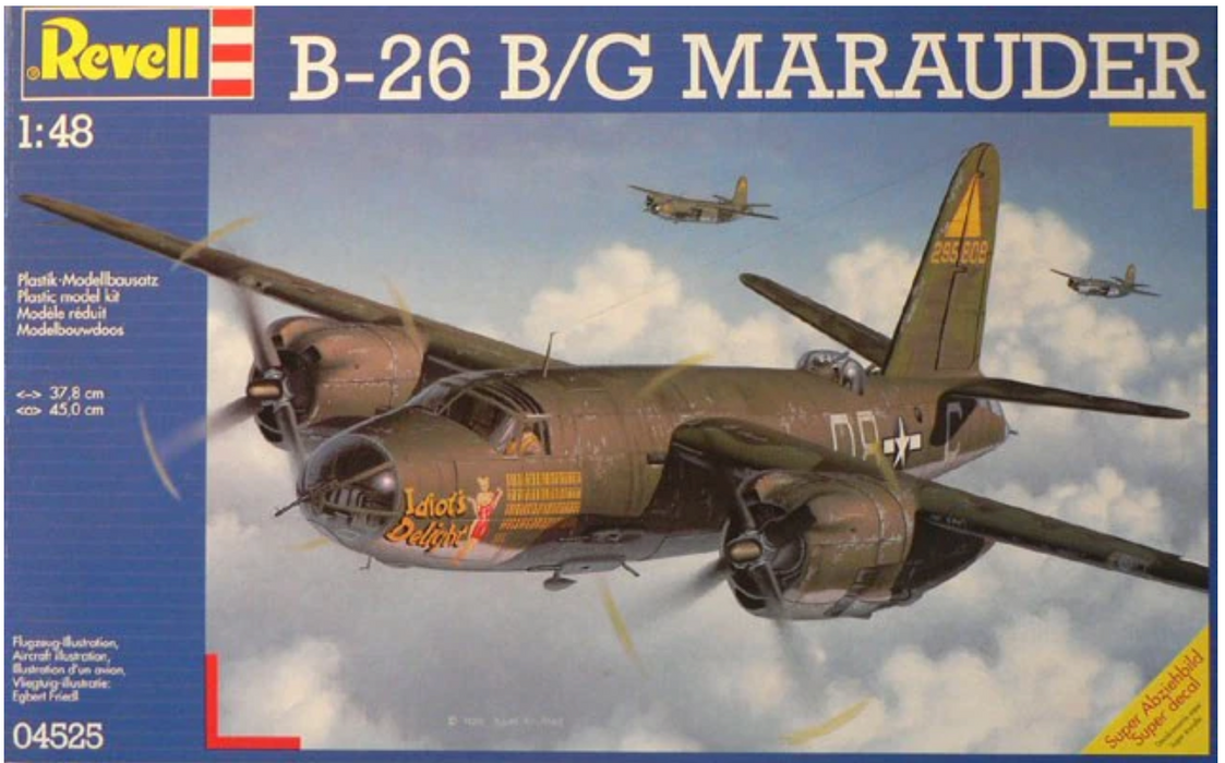 Revell  4525 1/48 B-26 B/G Marauder NOS