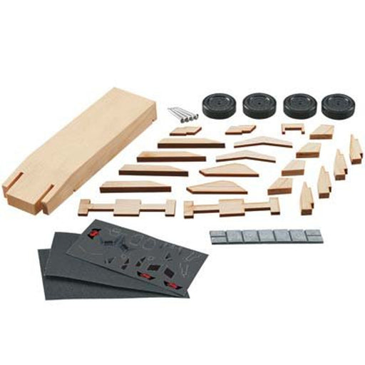 Revell 9449 Batman Dawn Justice Racer Pinewood Derby Kit with BSA Wheels