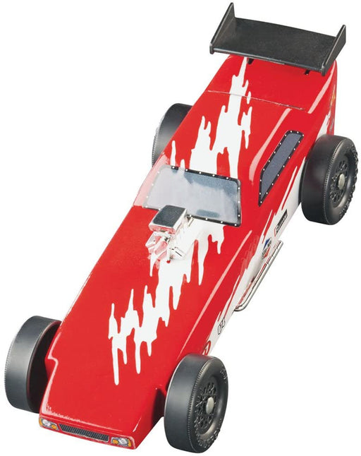 Revell 9636 Funny Car Racer Pinewood Derby Kit with BSA Wheels