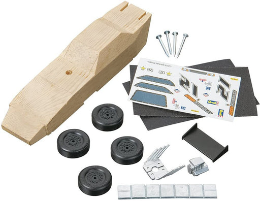 Revell 9636 Funny Car Racer Pinewood Derby Kit with BSA Wheels