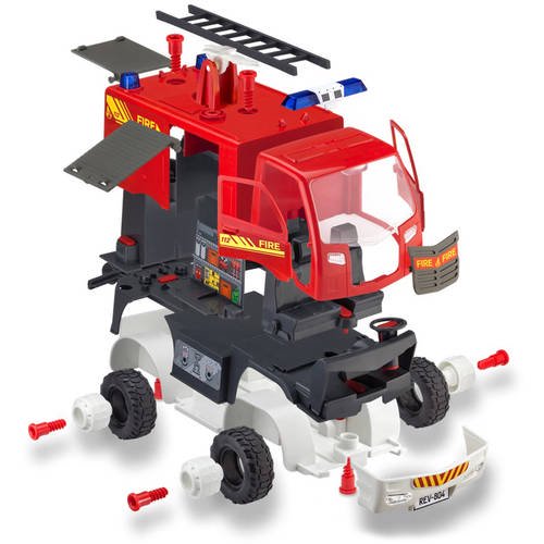 Revell-MONOGRAM 1004 1/20 Revell Jr. Fire Truck Snap Plastic Model Kit