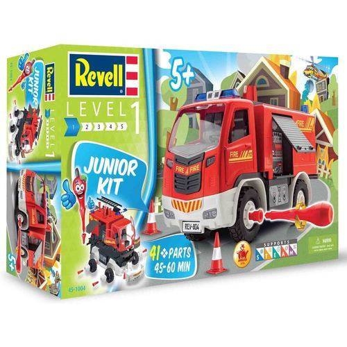 Revell-MONOGRAM 1004 1/20 Revell Jr. Fire Truck Snap Plastic Model Kit