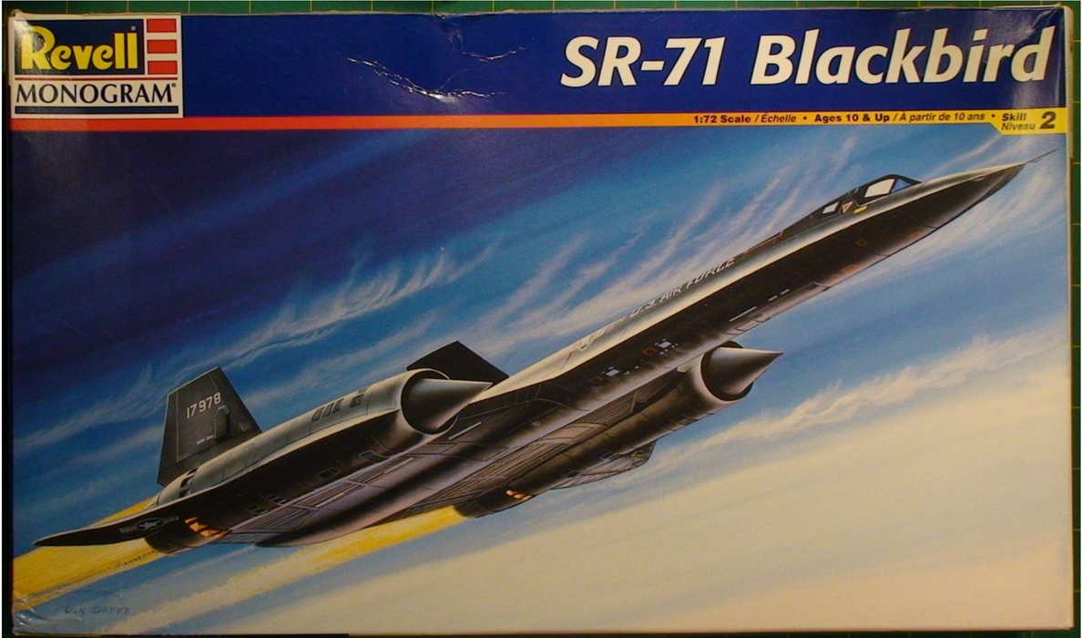 Revell-MONOGRAM 5810 1/72 SR71 Blackbird Aircraft