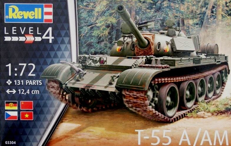 Revell of Germany 3304 1/72 T55A/AM Main Battle Tank