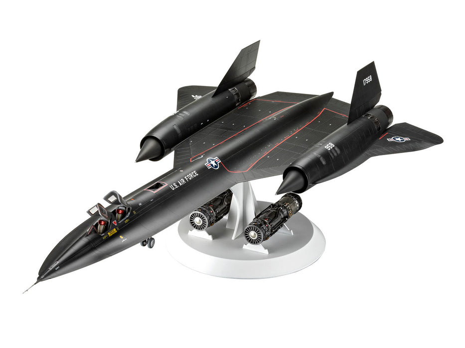 Revell of Germany 4967 1/48 SR71A Blackbird Stealth Jet  Kit with Display Stand
