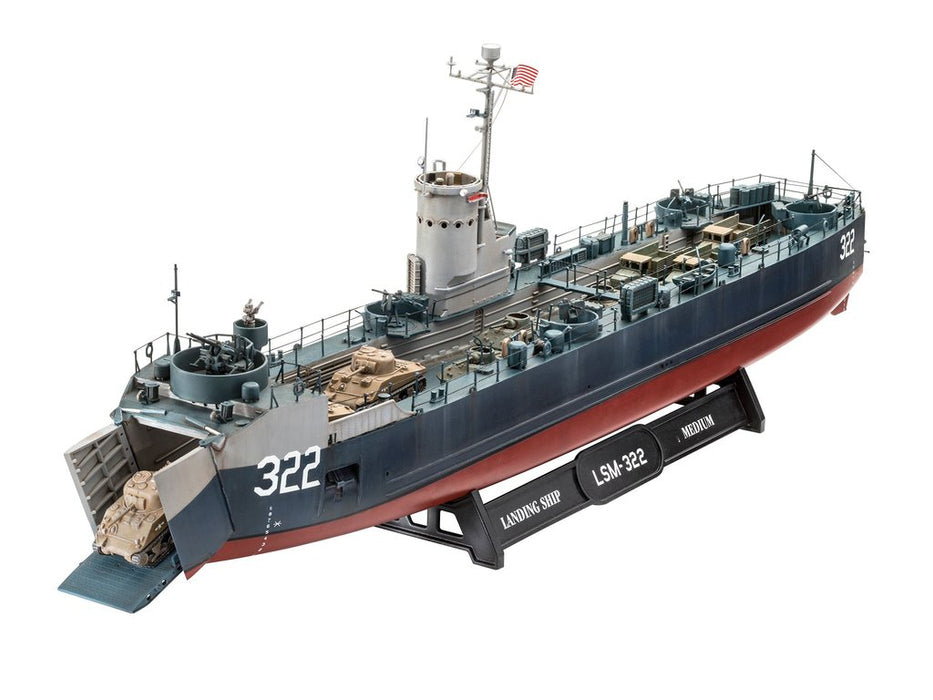 Revell of Germany 5169 1/144 US Navy Landing Ship Medium with Bofors 40mm Gun Kit