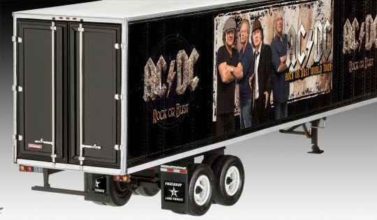 Revell of Germany 7453 1/32 AC/DC Tour Rock or Bust Tractor Trailer Kit with Paint and Glue