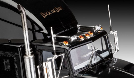 Revell of Germany 7453 1/32 AC/DC Tour Rock or Bust Tractor Trailer Kit with Paint and Glue