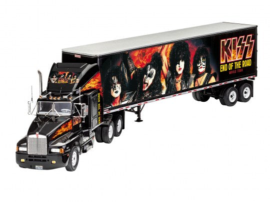 Revell of Germany 7644 1/32 KISS Tour End of the Road Tractor Trailer Kit with Paint and Glue