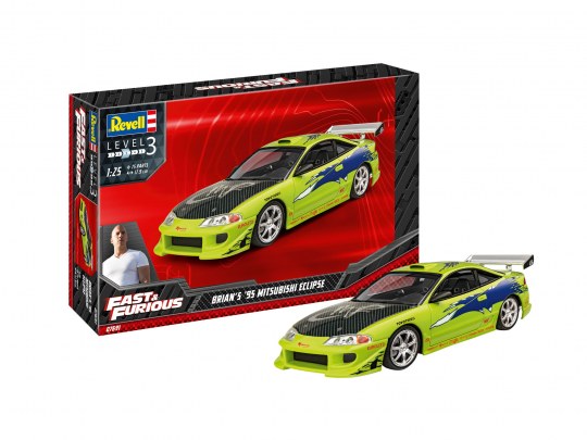 Revell of Germany 7691 1/25 Fast & Furious Brian's 1995 Mitsubishi Eclipse Kit