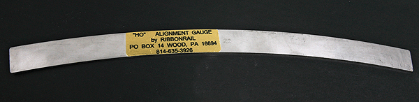 Ribbon Rail 1022 HO Scale 10" Track Alignment Gauge 22" Radius