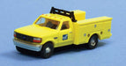 River Point Station N383JL9G8 N Scale 1992 Ford F Series Crew Cab Pickup and Service Truck Set CR