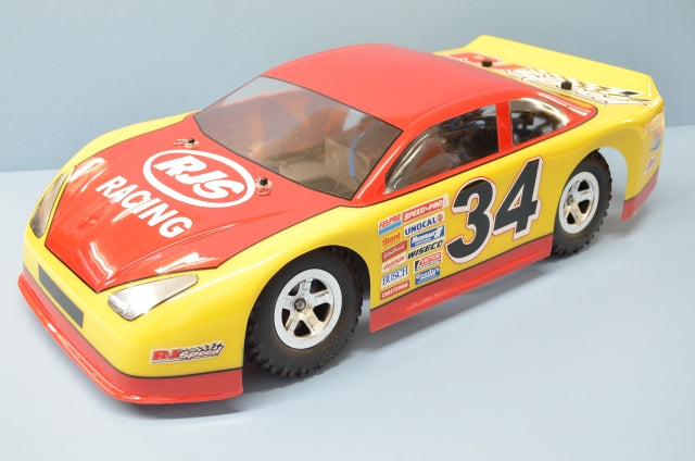 RJ Speed 1068 Late Model Stock Car Clear Body