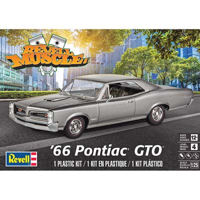 Revell-MONOGRAM 85-4479 1/25 1966 Pontiac GTO Skill Level 4 Plastic Model Kit