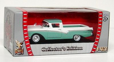 Road Legends 94215 1/43 (O Scale) 1957 Ford Ranchero Pickup Truck Die Cast (Colors May Vary)