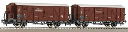 Roco 66024 HO Scale Ferry Service Wagons Deutsche Bundesbahn DB 2 Pack - NOS