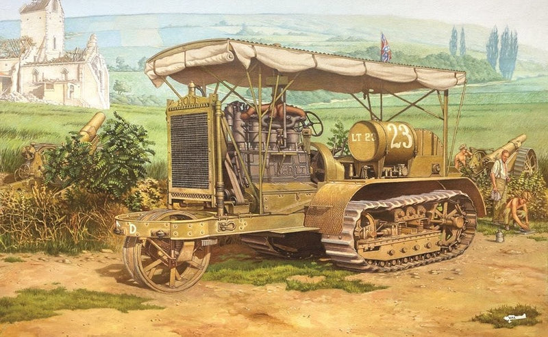 Roden 812 1/35 WWI Holt 75 Heavy Artillery Tractor Plastic Model Kit