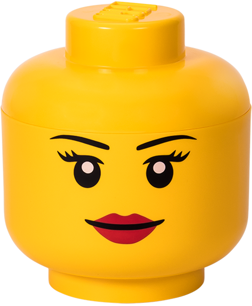 Room Copenhagen LEGO® Storage Head Large Girl Face