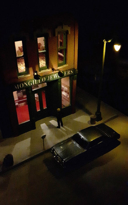 Roomettes 01-101-01 HO Scale Mongillo Jewellers Interior Kit (Fits DPM 10100)