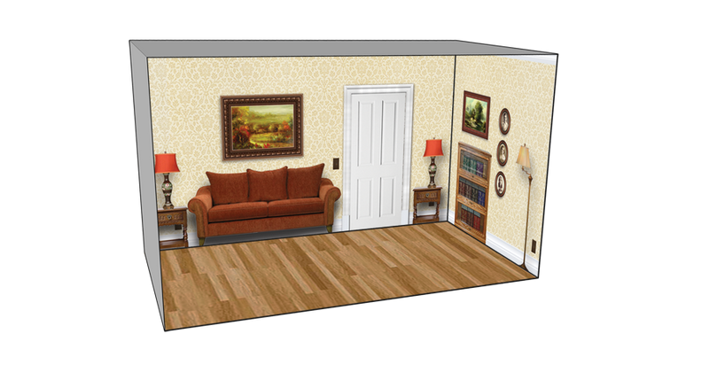 Roomettes 01-102-01 HO Scale The Paint Bros Interior Kit (Fits DPM 10200)