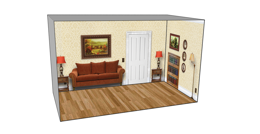 Roomettes 01-102-01 HO Scale The Paint Bros Interior Kit (Fits DPM 10200)