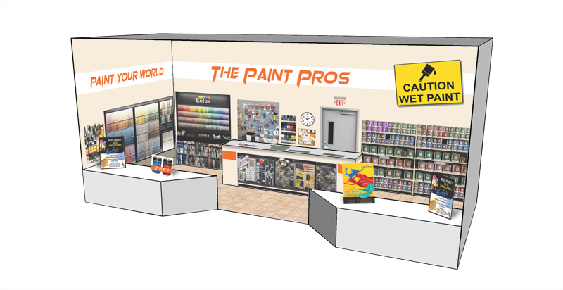 Roomettes 01-102-01 HO Scale The Paint Bros Interior Kit (Fits DPM 10200)