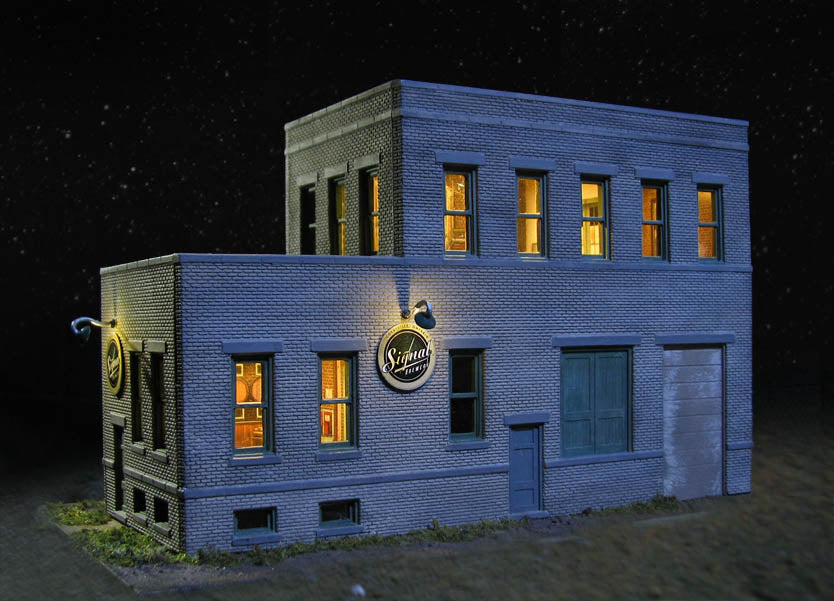 Roomettes 01-103-01 HO Scale Signal Brewery Interior Kit (Fits DPM 10300)