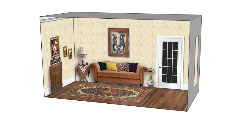 Roomettes 01-105-01 HO Scale Stewart's Hobby Shop Interior Kit (Fits DPM 10500)