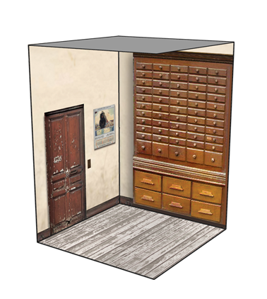Roomettes 01-107-01 HO Scale Ohio Shipping Interior Kit (Fits DPM 10700)