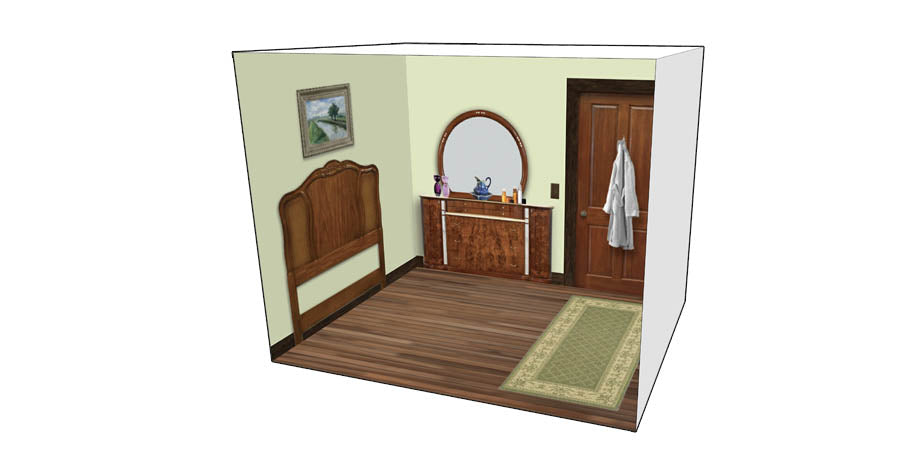 Roomettes 01-109-01 HO Scale Banfield Street Interior #1 Kit (Fits DPM 10900)