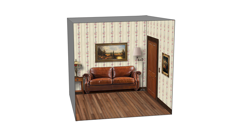 Roomettes 01-109-01 HO Scale Banfield Street Interior #1 Kit (Fits DPM 10900)