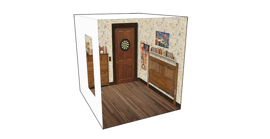 Roomettes 01-109-01 HO Scale Banfield Street Interior #1 Kit (Fits DPM 10900)