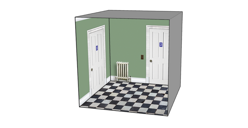 Roomettes 01-111-01 HO Scale Banfield Street #3 Interior Kit (Fits DPM 11100)