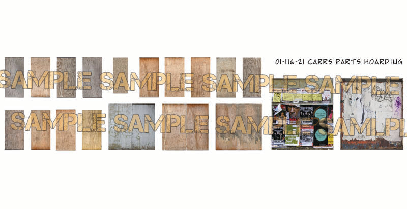 Roomettes 01-116-21 HO Scale Hording - Carr's Parts (Fits DPM 11600)