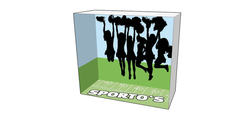 Roomettes 01-117-01 HO Scale Sporto's Outdoor and Athletic Interior Kit (Fits DPM 11700)