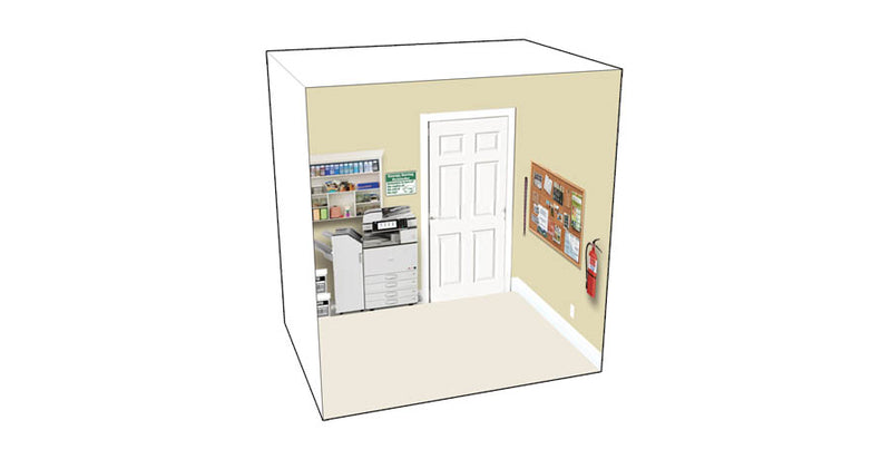 Roomettes 01-117-01 HO Scale Sporto's Outdoor and Athletic Interior Kit (Fits DPM 11700)