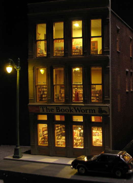 Roomettes 01-118-01 HO Scale Interior The Bookworm Kit (Fits DPM 11800)