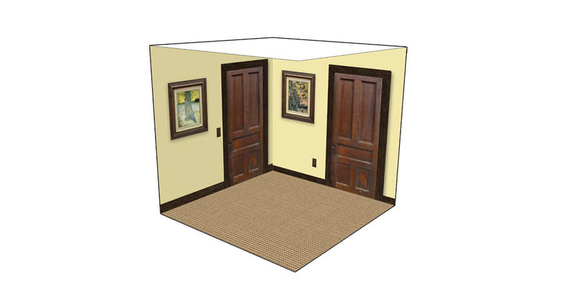 Roomettes 01-119-01 HO Scale Arlington Hotel Interior Kit (Fits DPM 11900)