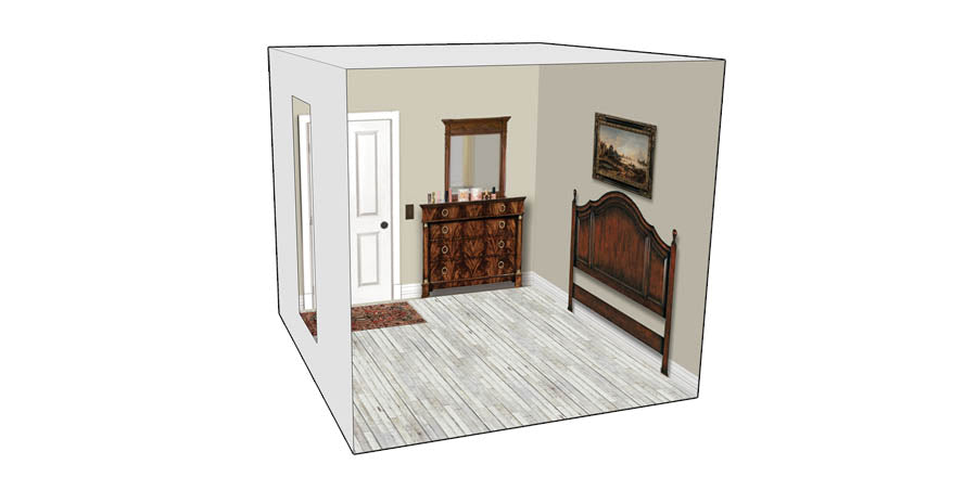 Roomettes 01-205-01 HO Scale Millie's House Interior Kit (Fits DPM 20500)