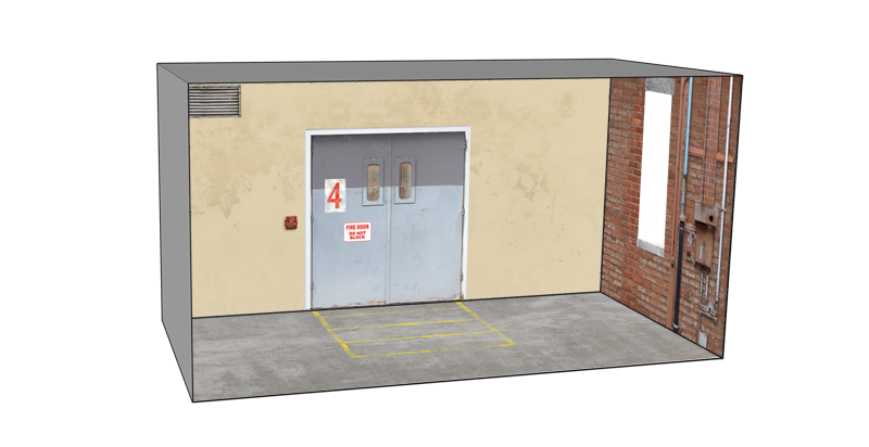 Roomettes 04-933-3095 HO Scale Gem Warehouse Interior Kit (Fits Walthers 933-3095)