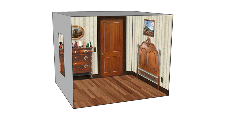 Roomettes 04-933-3177 HO Scale Broadway Apartments Interior Kit (Fits Walthers 933-3177)