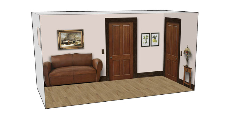 Roomettes 04-933-3787 HO Scale Whelan's House Interior Kit (Fits Walthers 933-3787 or 933-3791)